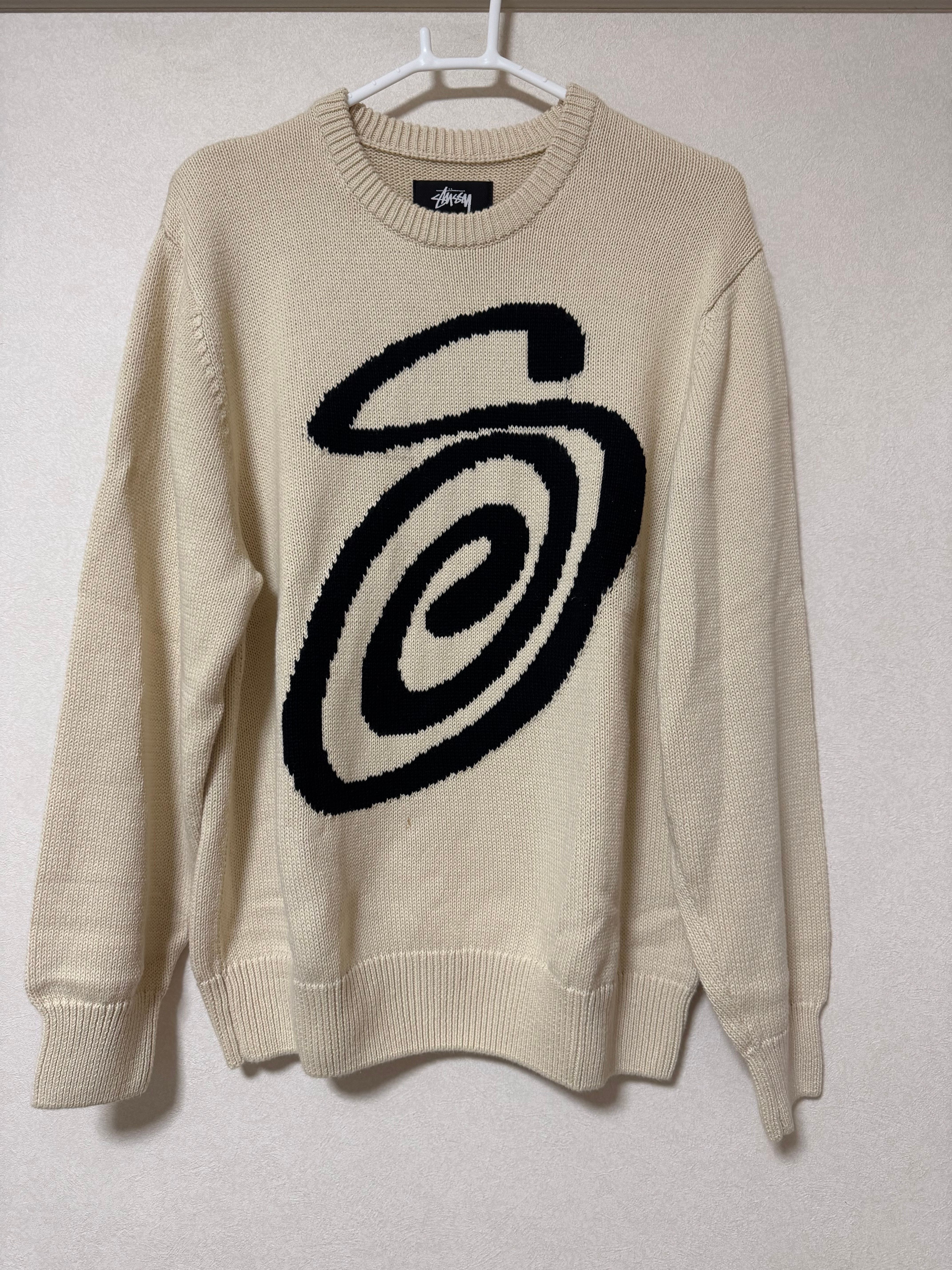 Stussy CURLY S SWEATER "Natural"