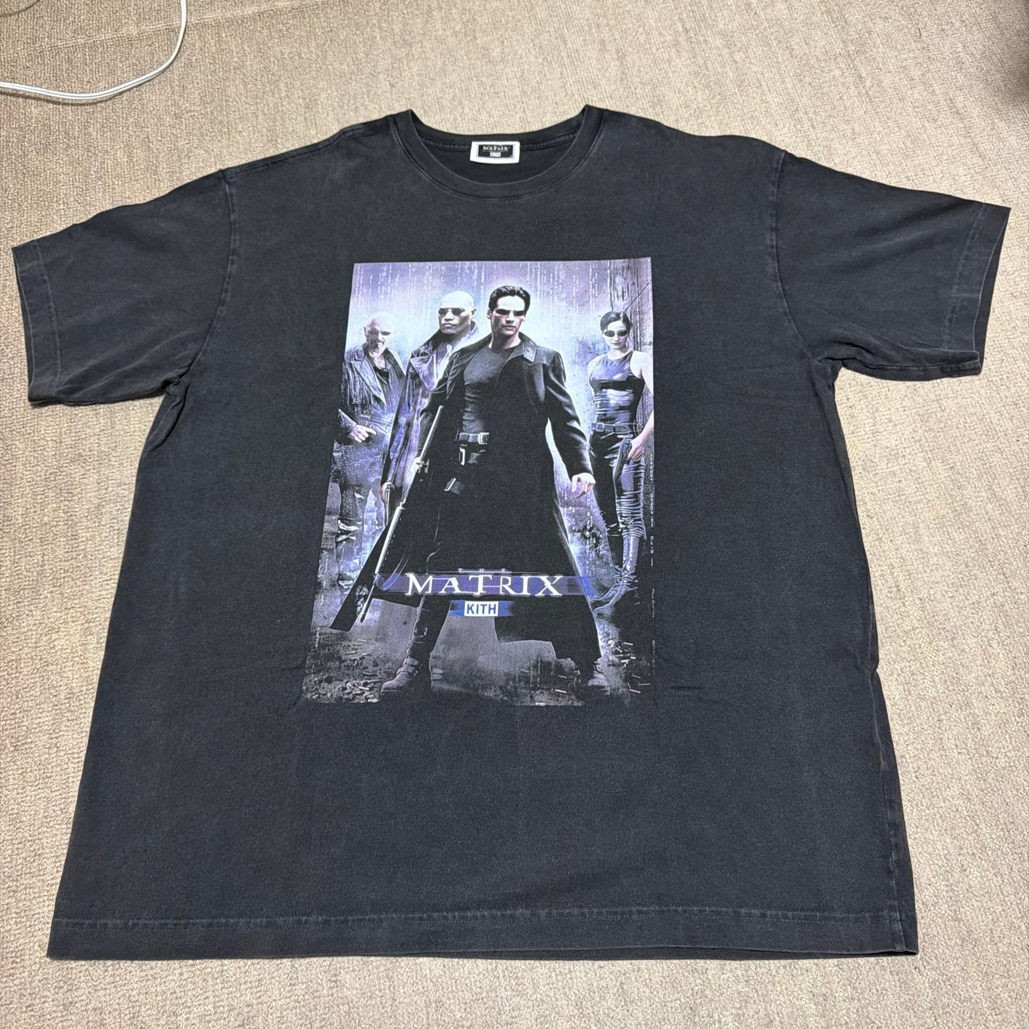 Kith x The Matrix Poster Vintage Tee "Black"