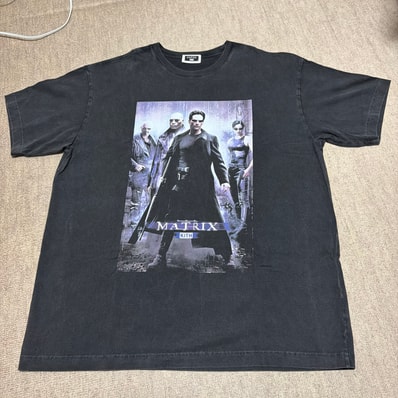 Kith x The Matrix Poster Vintage Tee "Black"