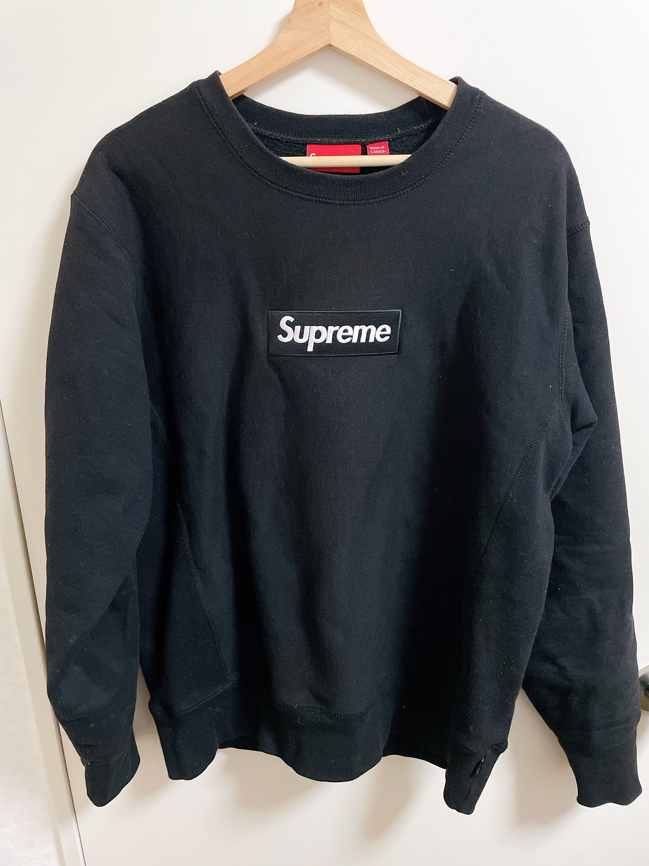 Supreme Box Logo Crewneck Sweatshirt "Black" (18FW)