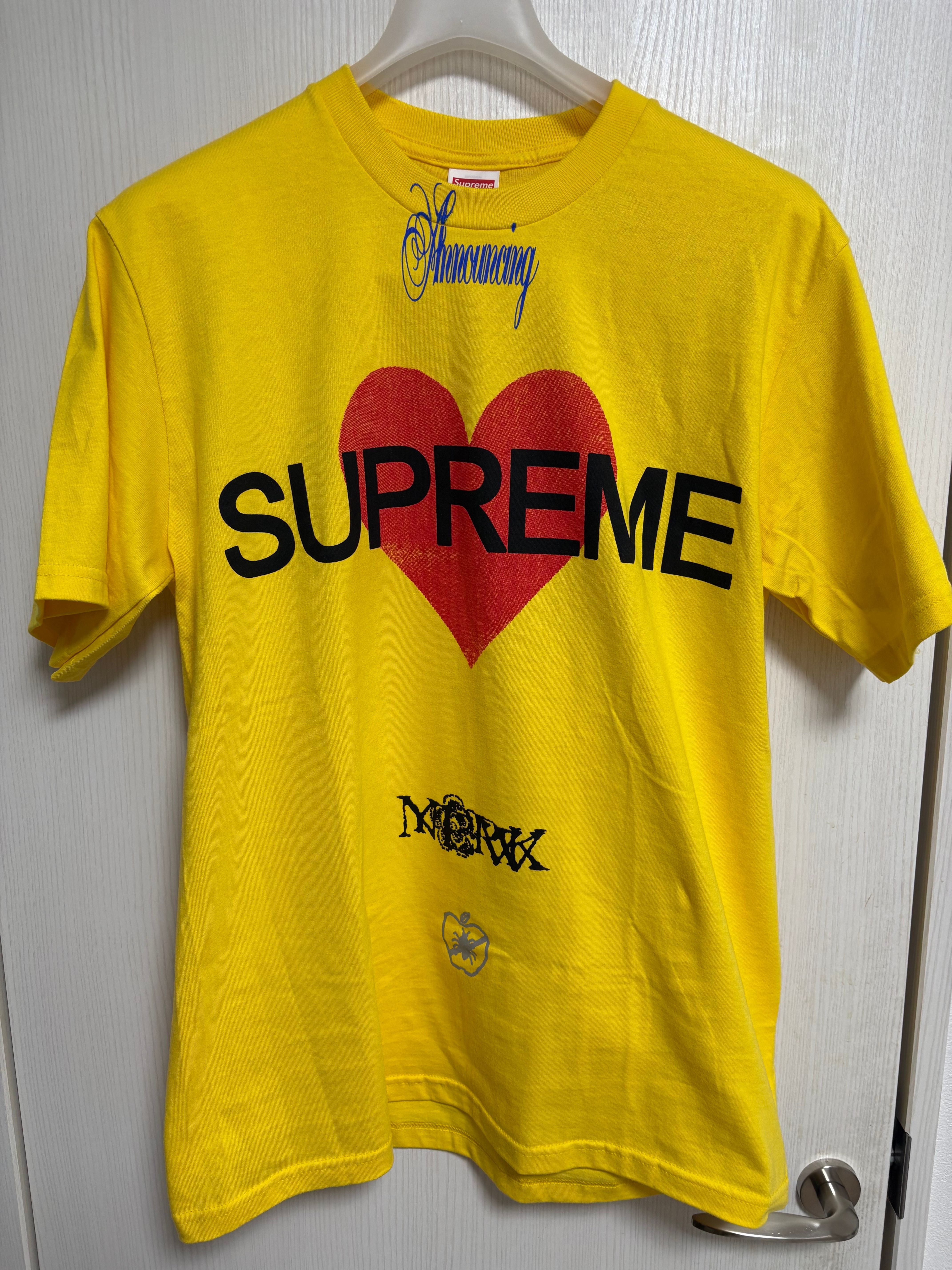 Supreme Announcing Tee "Yellow"