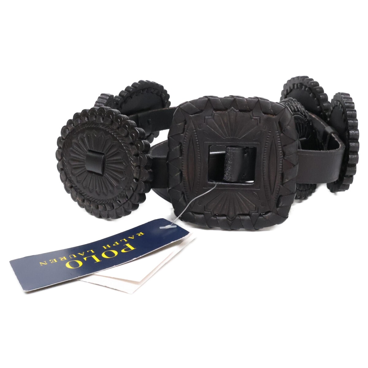 Needles SQUARE BUCKLE BELT - PAPILLON PVC 
