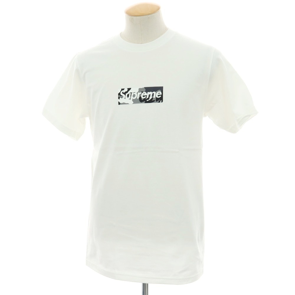 【中古】【未使用】シュプリーム Supreme 2025年春夏 Miami Box Logo Tee コットン 半袖Tシャツ ホワイト【サイズS】【メンズ】