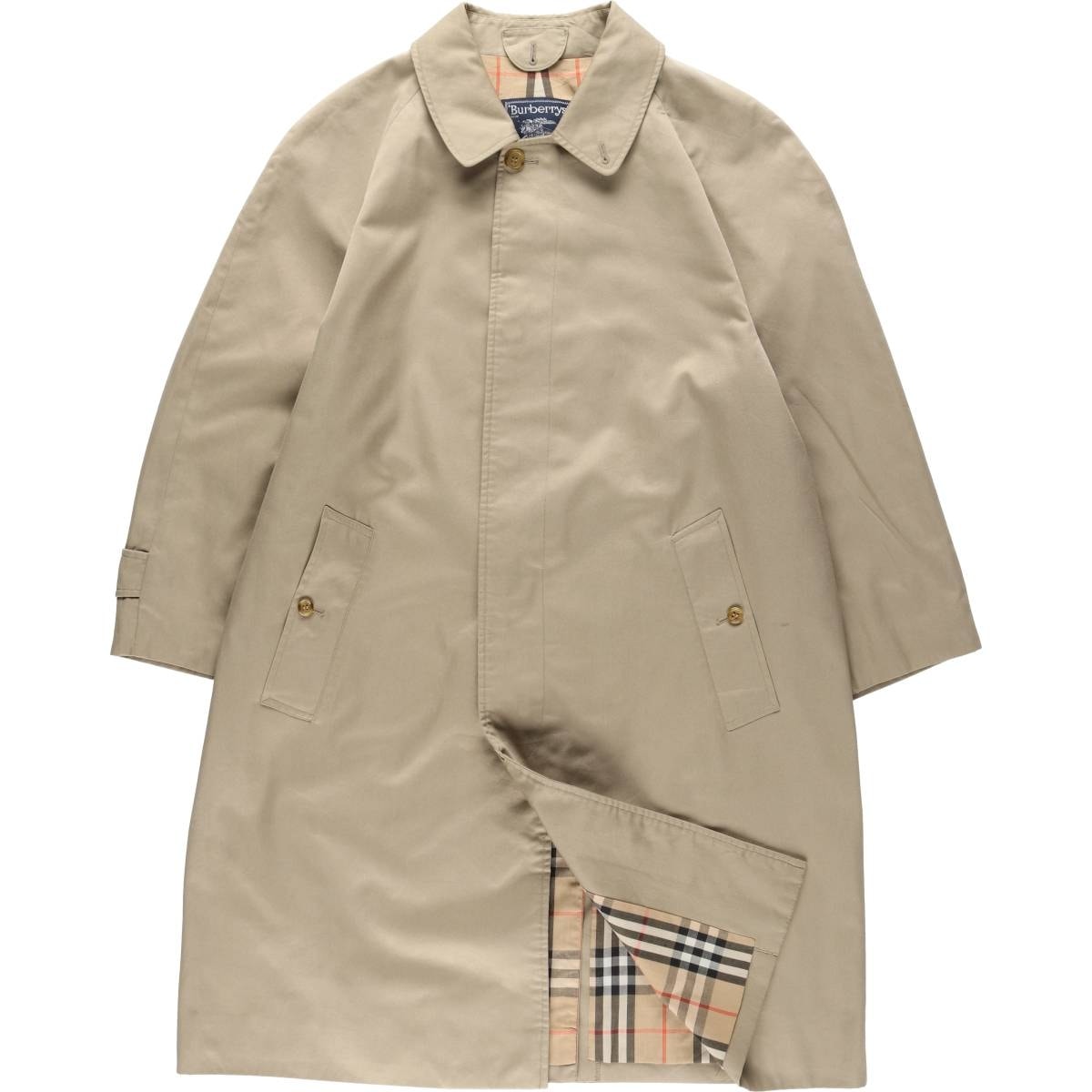 古着 バーバリー Burberry's ステンカラーコート バルマカーンコート メンズL相当/eaa620218