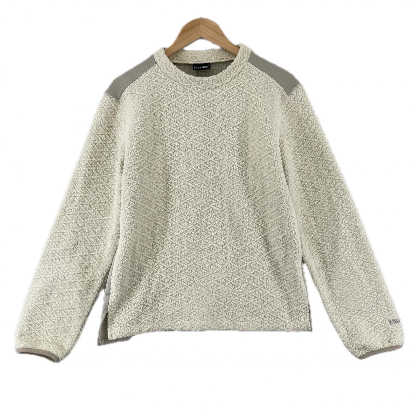 MARMOT マーモット 無地 秋冬 AW スウェット ポリエステル/ポリウレタン ホワイト レディース L【古着】【中古】
