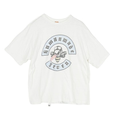 HUMAN MADE ヒューマンメイド × STUDIO SEVEN スタジオセブン Bee Logo T-Shirt ビー 蜂 ロゴ Tシャツ 半袖 カットソー ホワイト系 XL【中古】