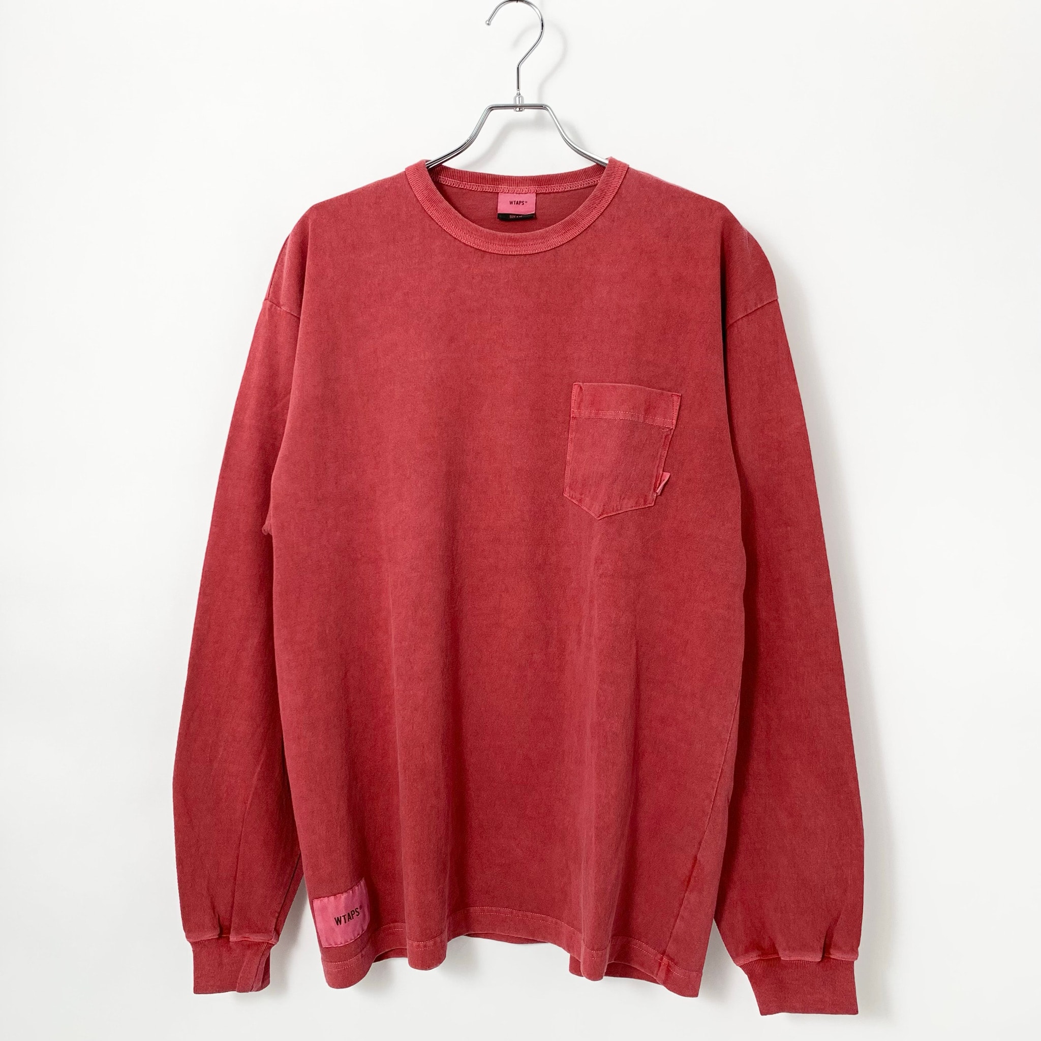 WTAPS BLANK LS COTTON Red