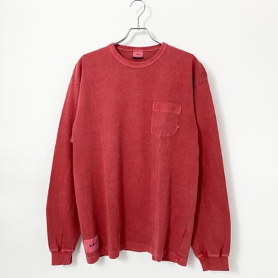 WTAPS BLANK LS COTTON Red