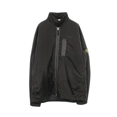 ストーンアイランド STONE ISLAND 中綿 ジップアップ ブルゾン 衣料品 アウター ナイロン メンズ ブラック系 【中古】