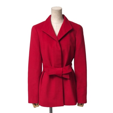 BURBERRY バーバリー コート サイズ40 スタンドカラー ベルテッドコート アンゴラ×ウール ブランド古着【中古】20251217/RA6893