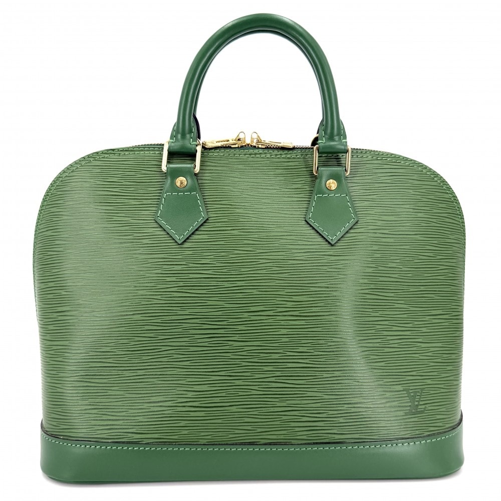 LOUIS VUITTON ルイヴィトン ハンドバッグ アルマPM M52144 エピレザー    グリーン 緑 ゴールド金具 レディース【中古品】