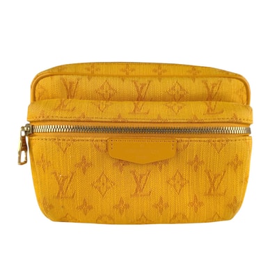 ルイ ヴィトン LOUIS VUITTON ボディバッグ ウエストポーチ モノグラム デニム バムバッグ アウトドア モノグラムデニム オークル メンズ M44623【中古】 z9893
