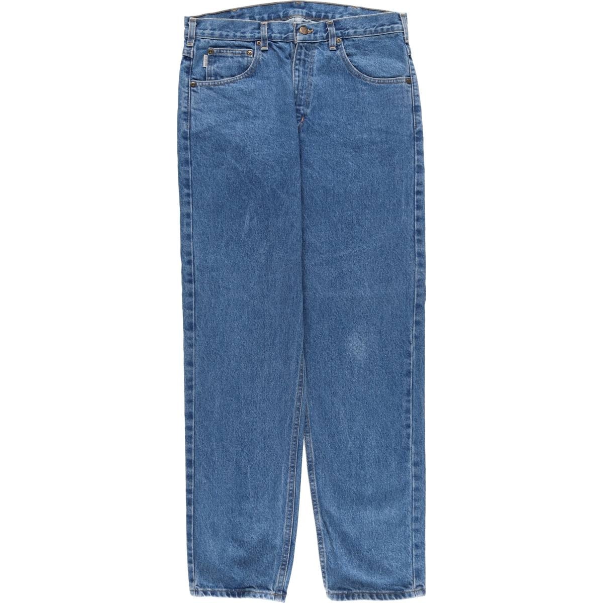 古着 カーハート Carhartt RELAXED FIT テーパードデニムパンツ メンズw34相当/eaa555587