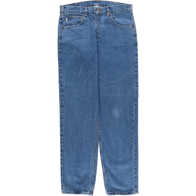 古着 カーハート Carhartt RELAXED FIT テーパードデニムパンツ メンズw34相当/eaa555587