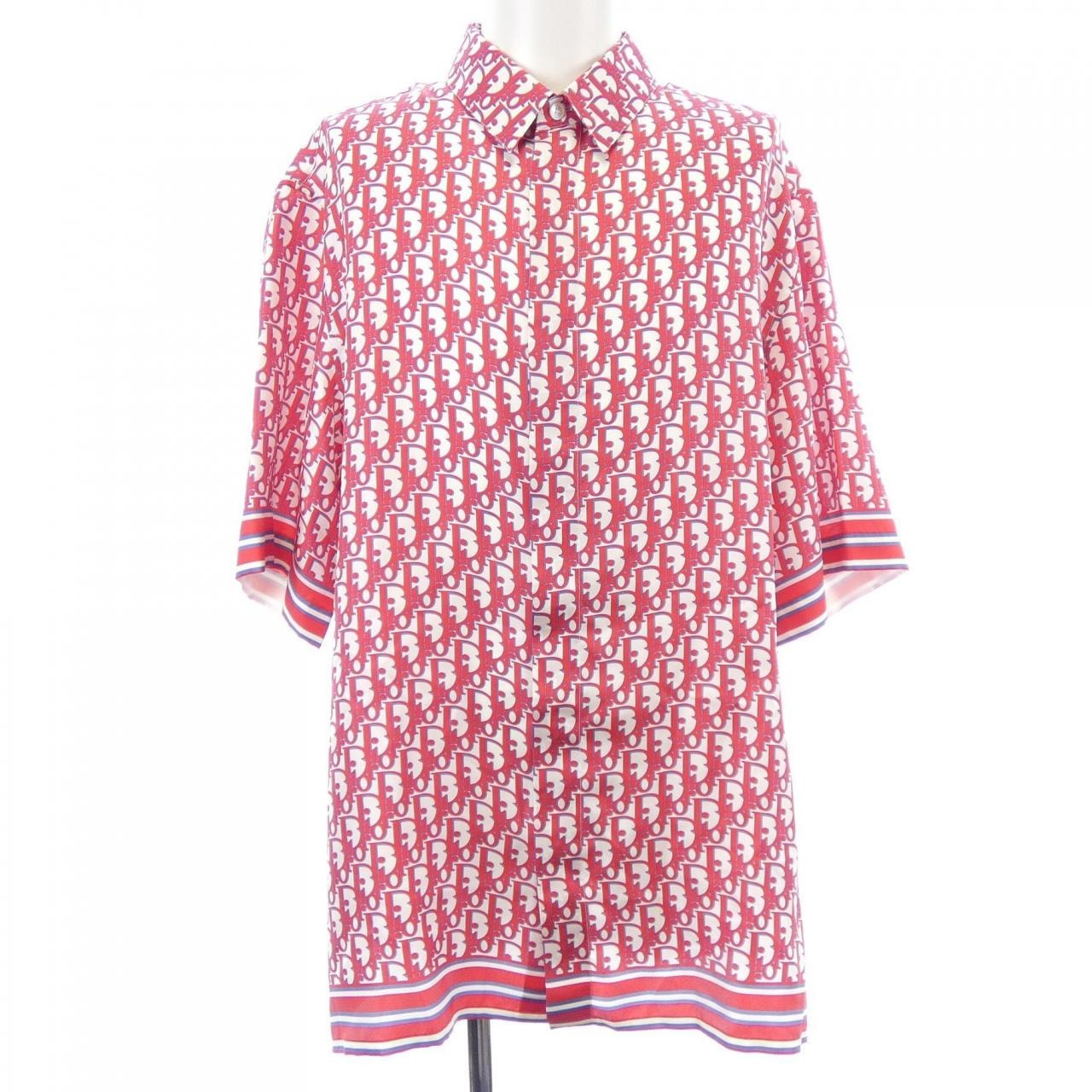 ディオール DIOR ディオールオブリークオーガニックシルクツイル OBLIQUE 193C545A4751 S/Sシャツ