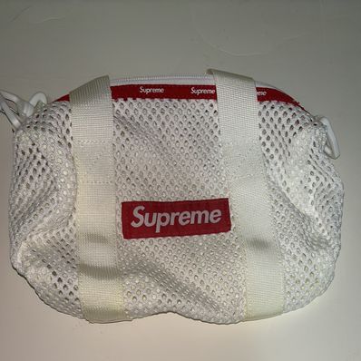 Supreme Mesh Mini Duffle Bag "White" (23SS)
