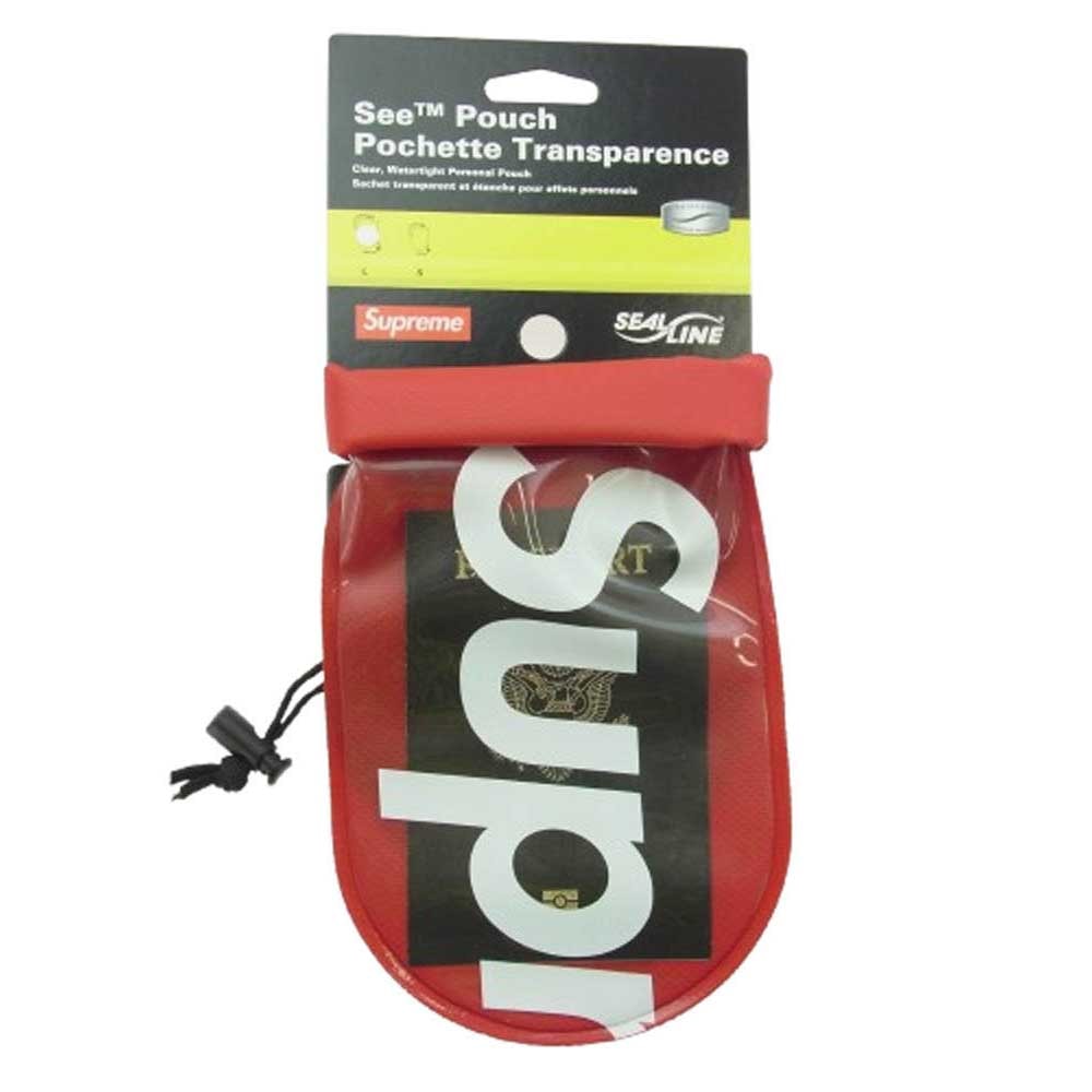Supreme シュプリーム その他アクセサリー 18SS Seal Line See Pouch Large シールライン ポーチ ラージ 防水ポーチ レッド レッド系【新古品】【未使用】【中古】