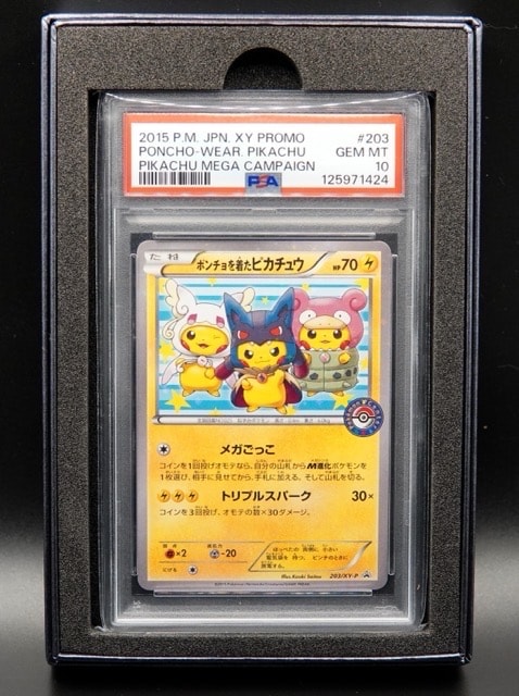 ポンチョを着たピカチュウ: プロモ (ポンチョピカチュウ) [XY-P 203/XY-P](プロモーションカード「XY-P」)