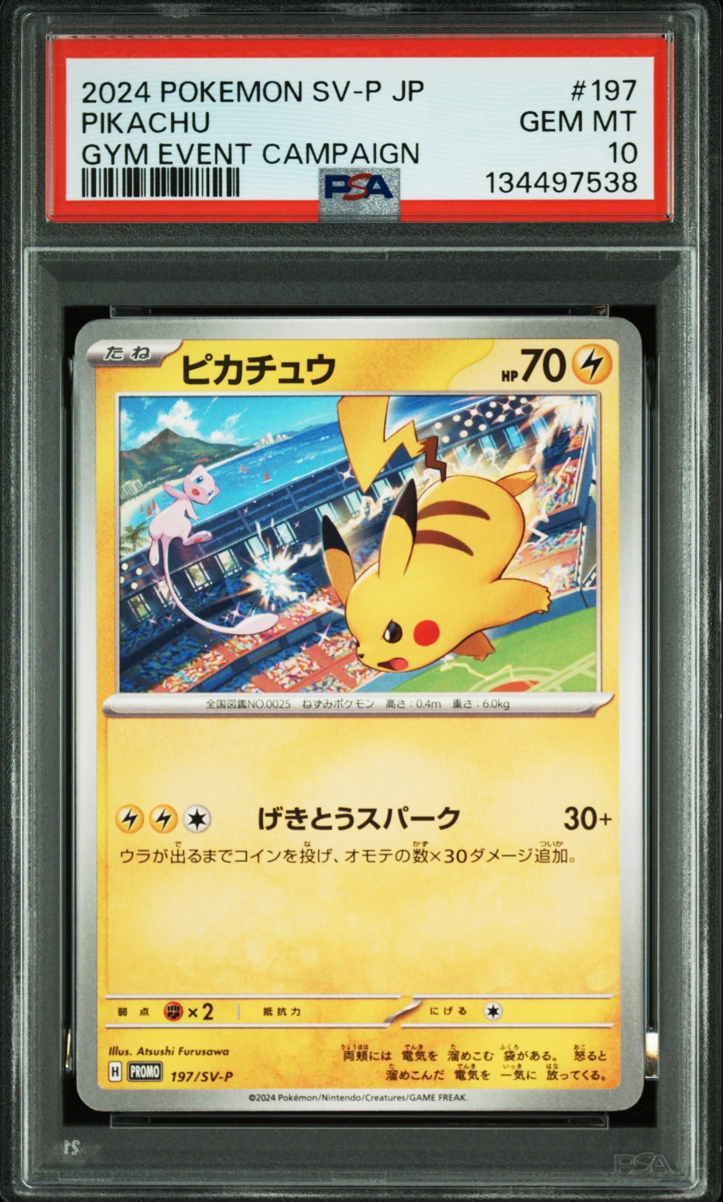ピカチュウ P [SV-P 197](プロモーションカード「WCS2024 開催記念」)
