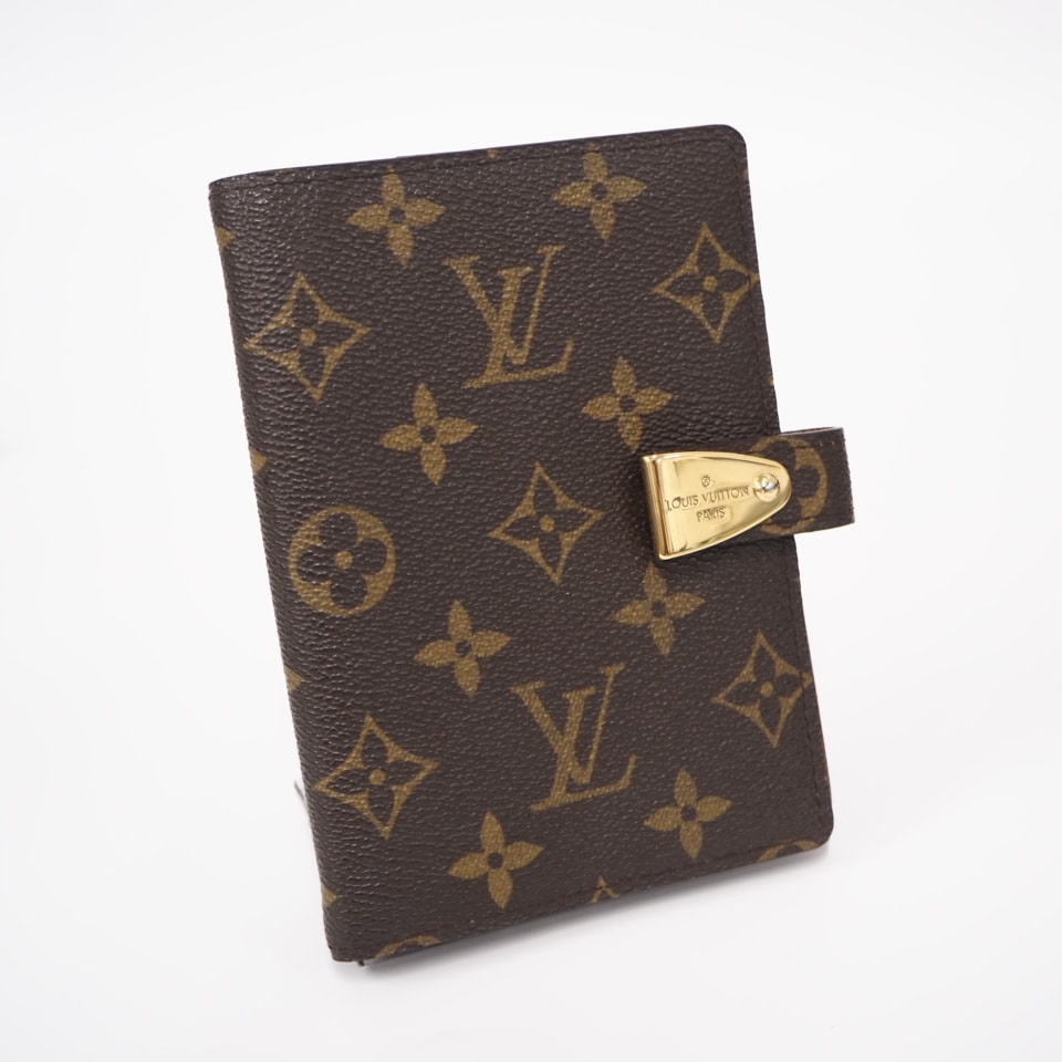 LOUIS VUITTON ルイ・ヴィトン モノグラム アジェンダ パルトネールPM R21029 その他小物 ブラウン ベージュ コーティングキャンバス レザー レディース