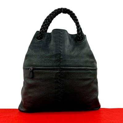 BOTTEGA VENETA ボッテガヴェネタ レザー ハンドバッグ ブラック
31822