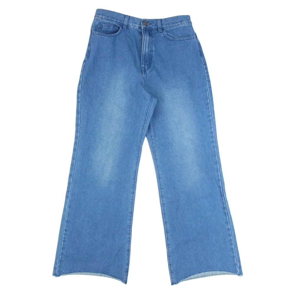 atmos アトモス デニムパンツ at22aw-pt01 atmos pink カットオフ デニム パンツ インディゴブルー系 L【中古】