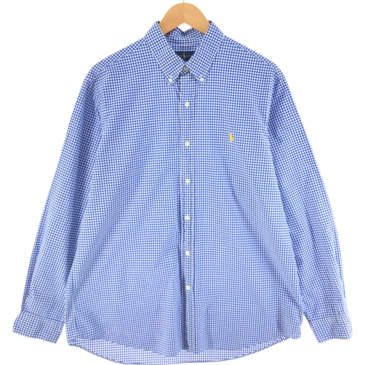 古着 ラルフローレン Ralph Lauren CLASSIC FITギンガムチェック 長袖 ボタンダウン メンズXL相当 ギンガムチェック/eaa515464