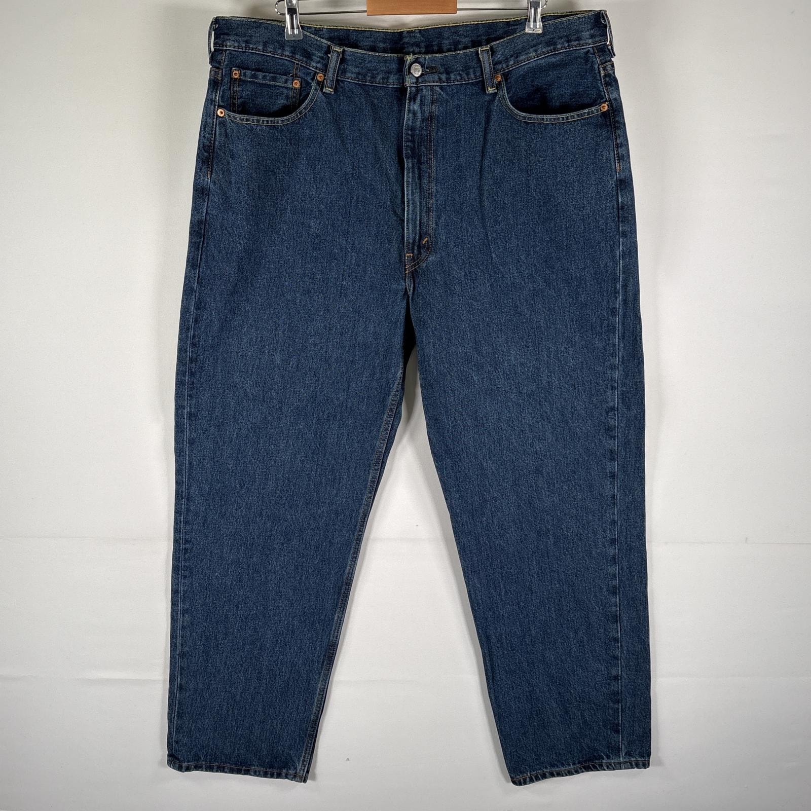 古着 リーバイス Levi's デニムパンツ 550 テーパード 5ポケット ジーンズ ジーパン 色落ち w42 L32 ブルー メンズ