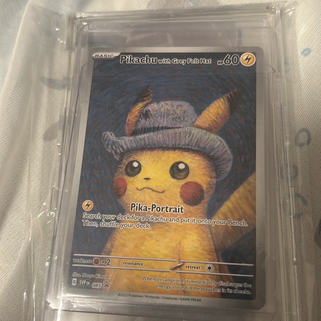 Pikachu with Grey Felt Hat