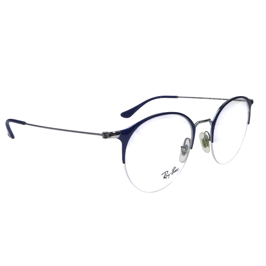 レイバン Ray-Ban メガネ メタル ネイビー ユニセックス【中古】 h31939a