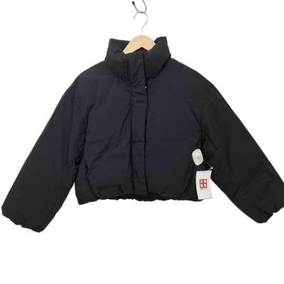 25AW GIRLSウォームパデッドクロップドブルゾン ブラック Sサイズ【1142186445875】