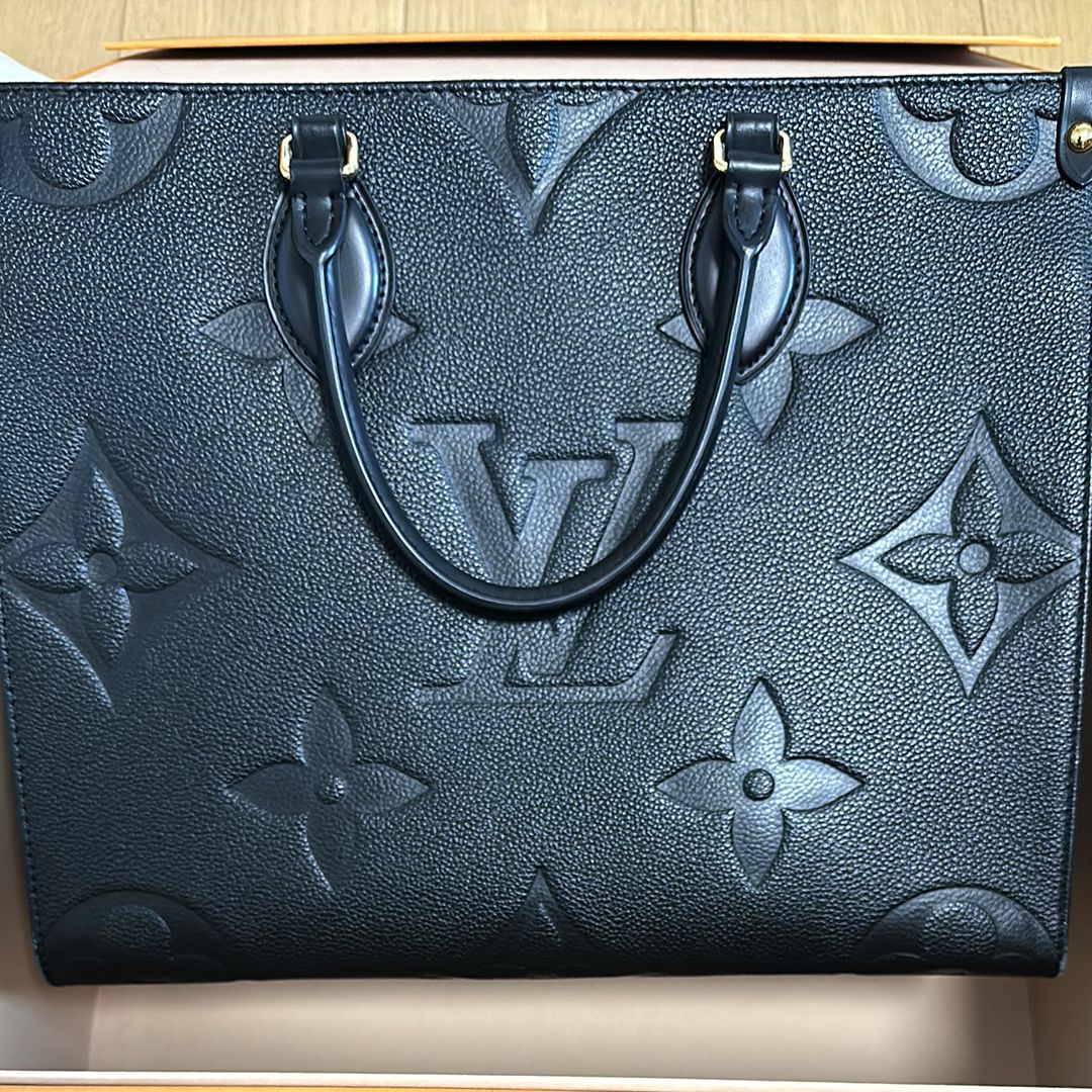 Louis Vuitton Onthego GM Monogram Empreinte Leather "Noir"