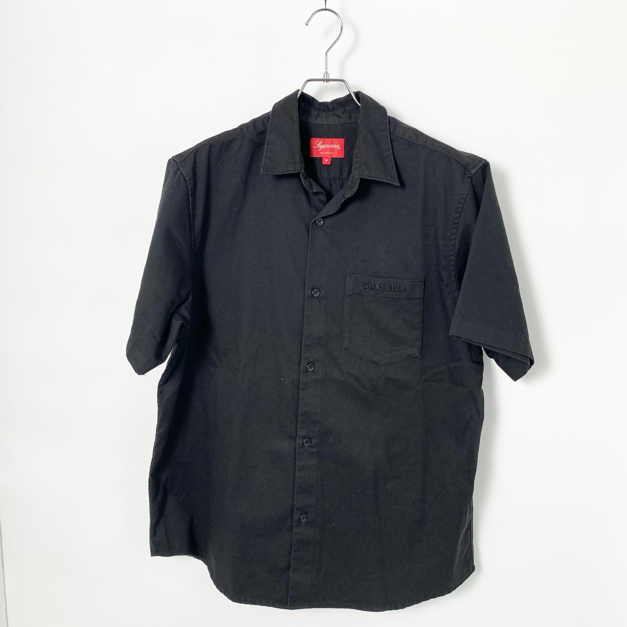 Supreme Croc Patch S/S Work Shirt "Black"