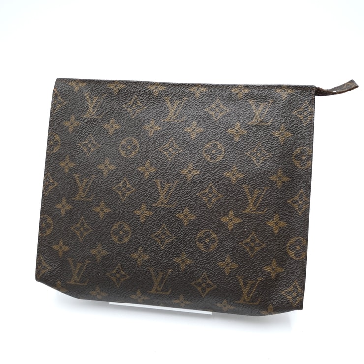 LOUIS VUITTON(ルイ・ヴィトン)ポッシュ・トワレット26 ヴィンテージ ポーチ クラッチバッグ モノグラム ブラウン M47542【中古】