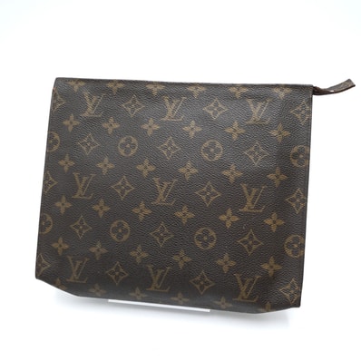 LOUIS VUITTON(ルイ・ヴィトン)ポッシュ・トワレット26 ヴィンテージ ポーチ クラッチバッグ モノグラム ブラウン M47542【中古】