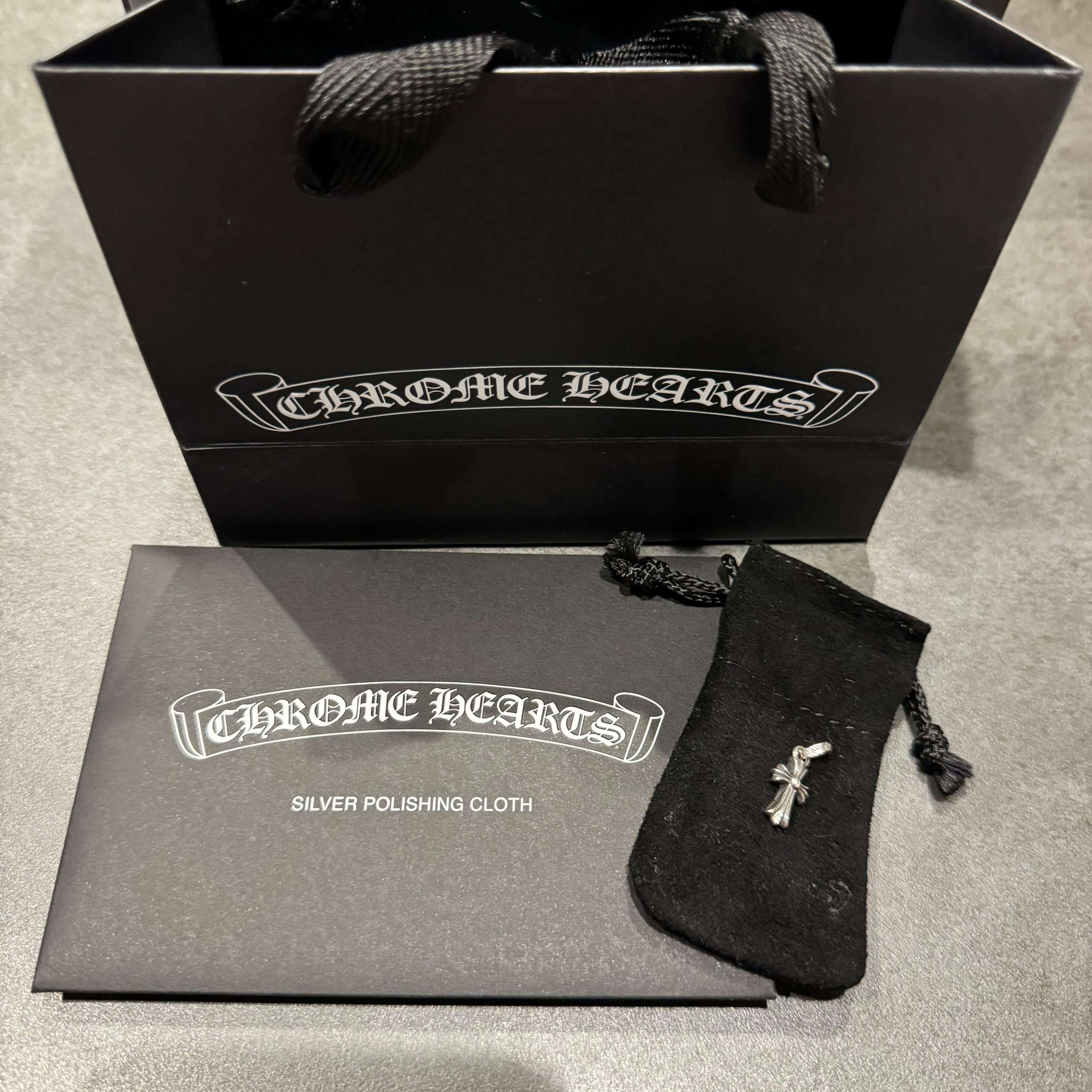 Chrome Hearts CH Cross Baby Fat Charm "Silver"