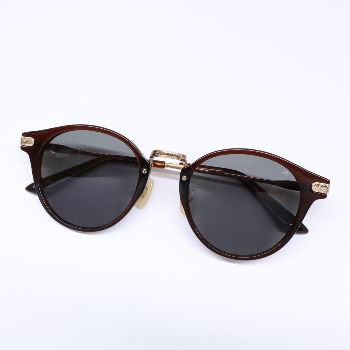 アヤメ 【美品】GENERAL BR ジェネラル コンビ ボストンシェイプ 49□22