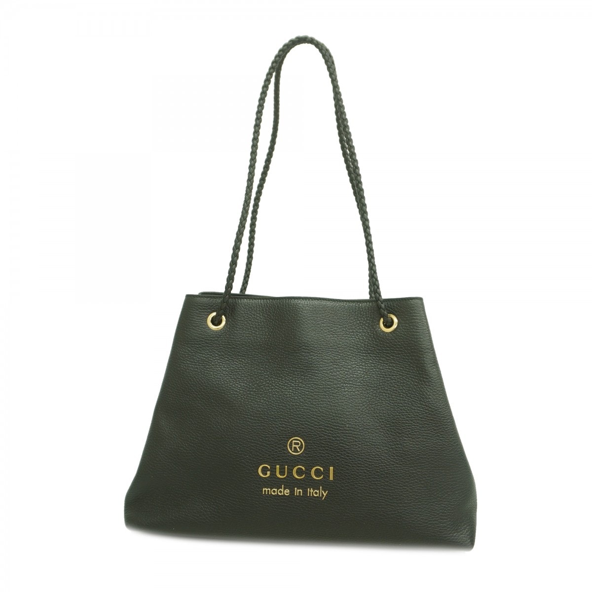 【6dd5260】グッチ ショルダーバッグ 419689 レザー ブラック シャンパンゴールド金具【中古】レディース