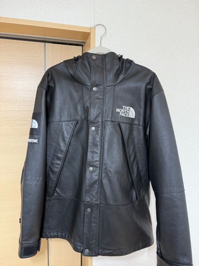 Supreme x The North Face Leather Mountain Parka "Black"