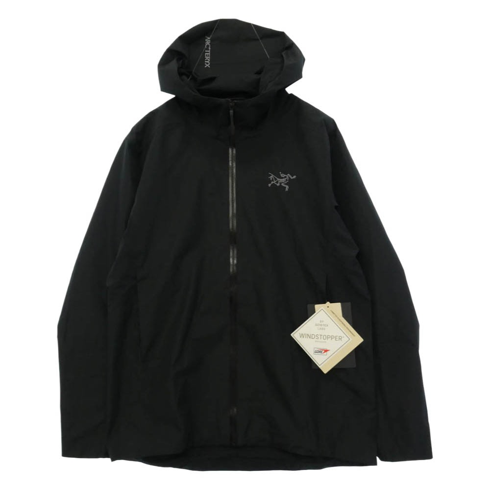 ARC'TERYX アークテリクス X000009568 Solano Hoody GORE-TEX WINDSTOPPER ゴアテックス ソラノ フーディ シェルジャケット マウンテンパーカー ブラック系 M【新古品】【未使用】【中古】