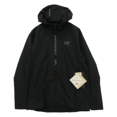 ARC'TERYX アークテリクス X000009568 Solano Hoody GORE-TEX WINDSTOPPER ゴアテックス ソラノ フーディ シェルジャケット マウンテンパーカー ブラック系 M【新古品】【未使用】【中古】