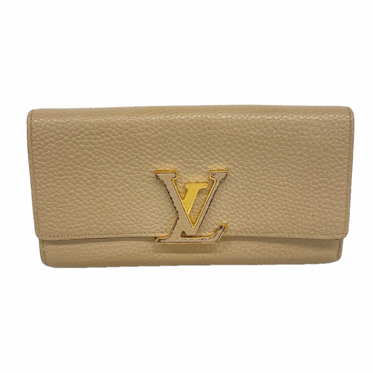 【6dc2616】ルイヴィトン 長財布 トリヨン ポルトフォイユカプシーヌ M61249 ガレ【中古】レディース