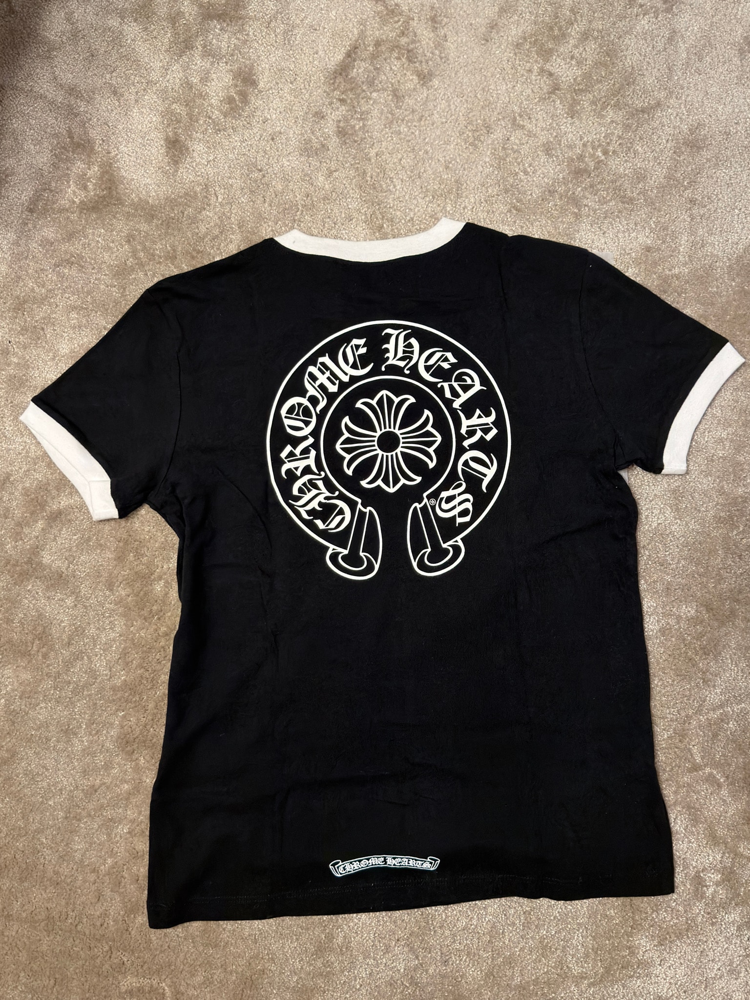 Chrome Hearts Roller Skates Horseshoe S/S T-Shirt "Black"