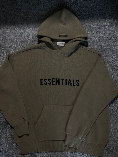 FEAR OF GOD ESSENTIALS KNIT PULLOVER "Harvest"