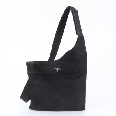 ■美品 プラダ テスート ナイロントライアングルロゴショルダーバッグ
