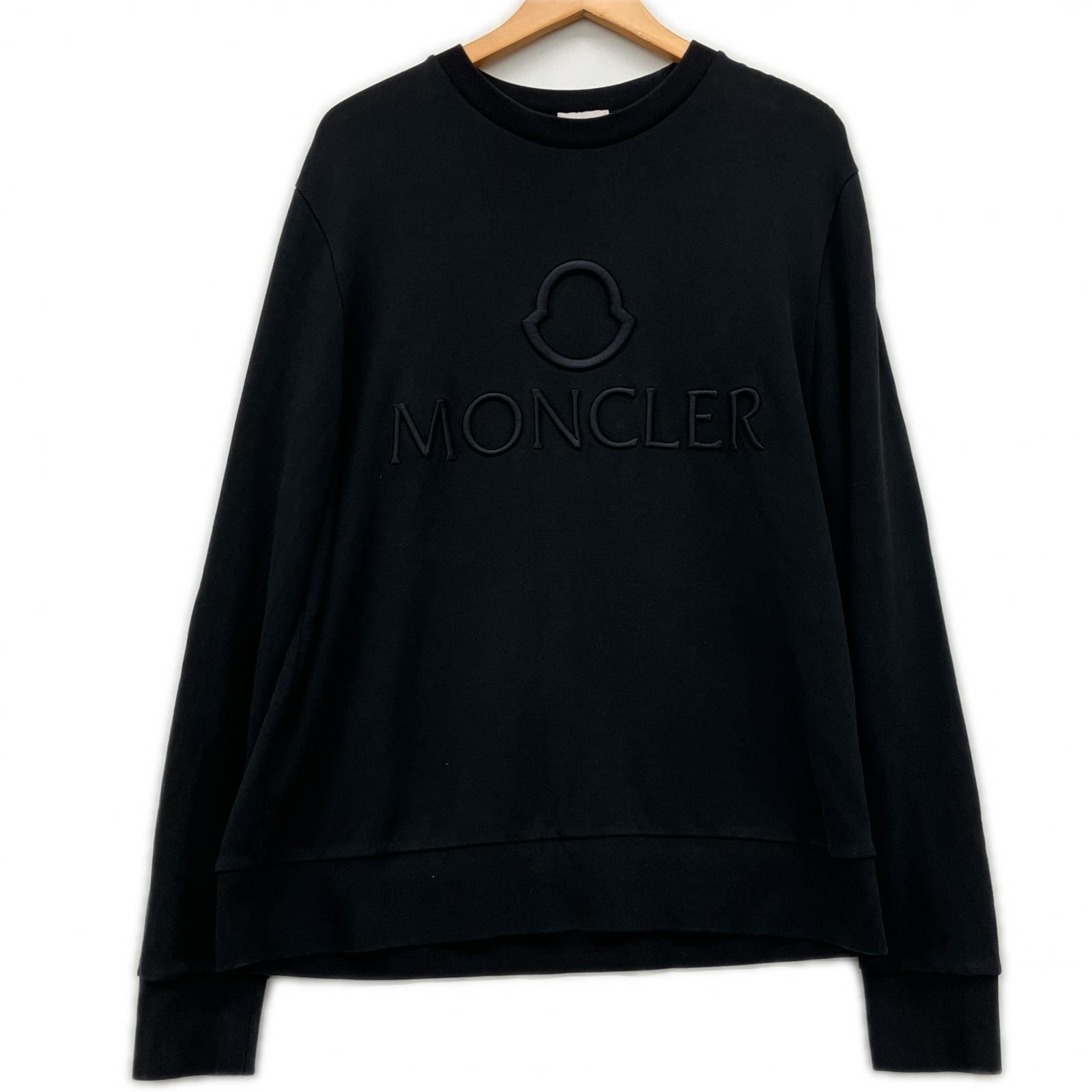 MONCLER モンクレール スウェット 一部色褪せあり XL G10918G79610 ブラック