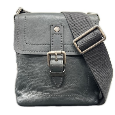 LOUIS VUITTON 希少 ルイヴィトン ユタライン ユマ バサルト ショルダーバッグ M97024 レザー RI4151 グレー クロスボディ ミニバッグ ポシェット Y2K ルイヴィトン LV Bランク 中古 鑑定済 ヴィトンバッグ