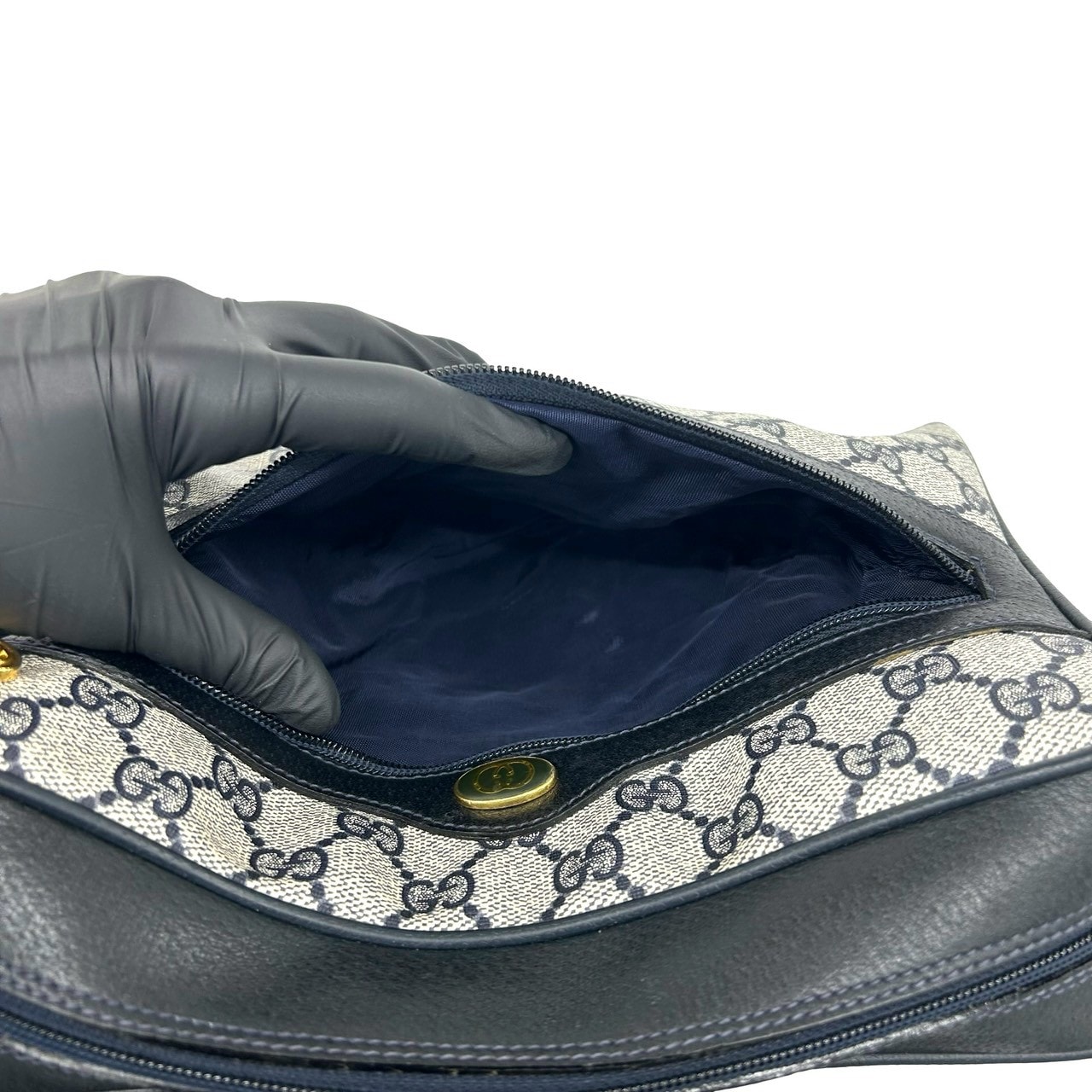 B (目立った傷や汚れなし)】GUCCI グッチ シェリーライン GG 柄 レザー B (目立った傷や汚れなし)】GUCCI グッチ シェリーライン GG 柄 レザー