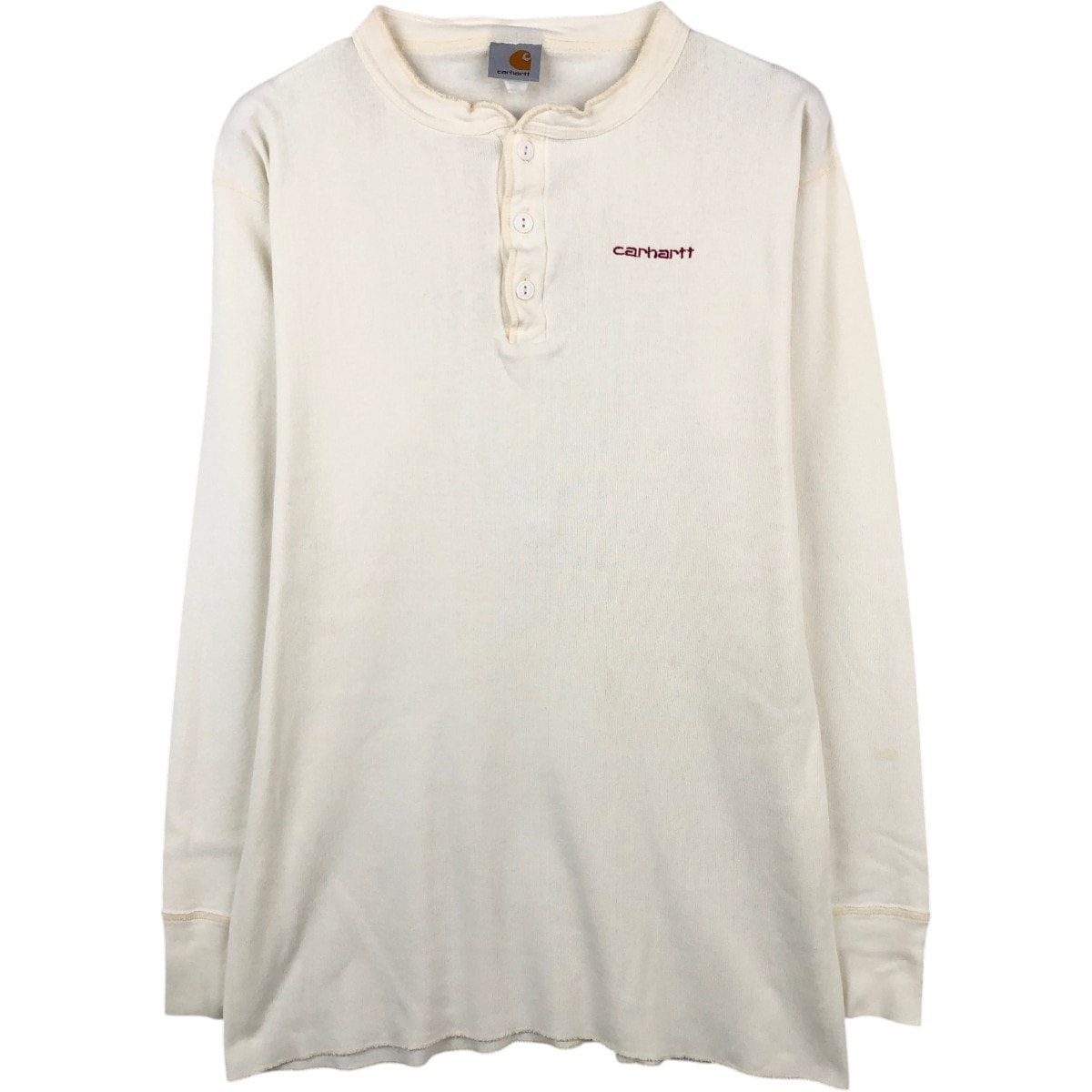 古着 カーハート Carhartt ヘリンボーン ロングTシャツ ロンT メンズXL相当/eaa671187
