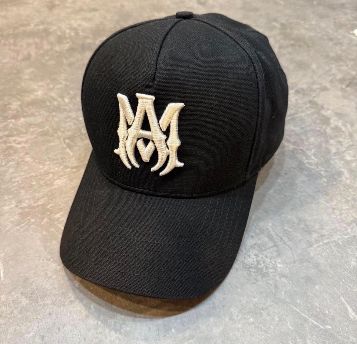 AMIRI FULL CANVAS MA HAT "BLACK"